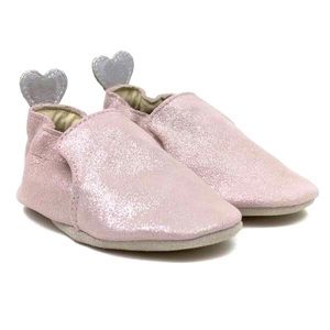 🩰 Robeez // Pretty Pearl Soft Soles in Pink, 6-12 Months
